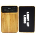 PT-197 10000 mAh Magsafe Işıklı 22.5W Hızlı Şarjlı 15W Hızlı Wireless BAMBU Powerbank