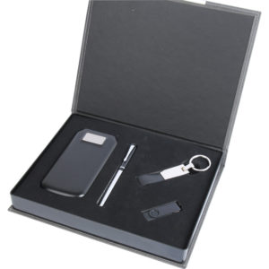 5.000 mAh Powerbank  Metal Roller Kalem  16 GB USB Bellek  Anahtarlık  Özel Kutu Kutu Boyutu: 26 x 21 x 3,5 cm
