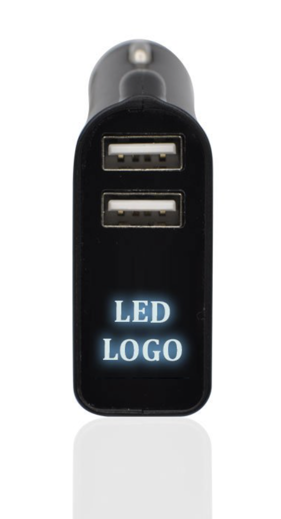 PT-7508 Işıklı Araç Şarj Cihazı IŞIKLI LOGO ALANI GİRİŞ: 12-24V ÇIKIŞ: 5V/3A