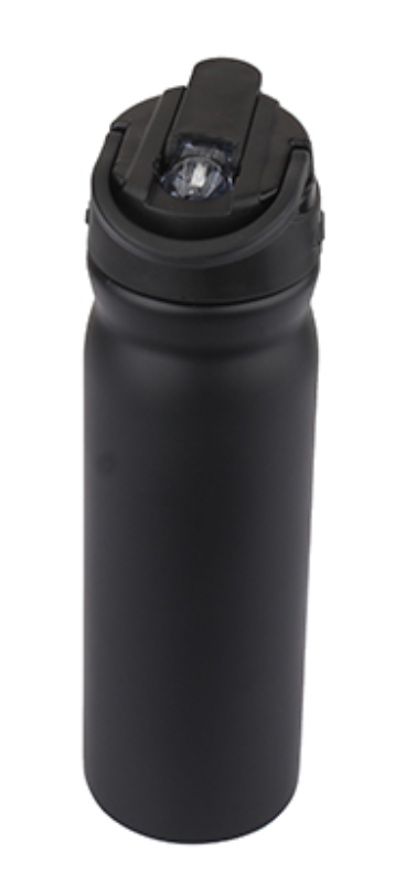 PT-610 SİYAH MATARA 500 ML Kapasite: 500ml Ağırlık: 144 gr İç ve Dış Yüzey: 201 Paslanmaz Çelik Ölçü: 230 mm X 62 mm Renk: Mat Siyah