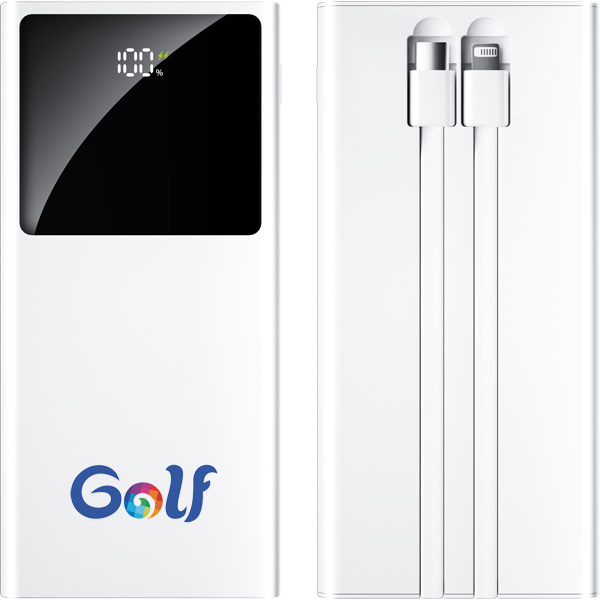 PT-7608 LCD EKRAN Powerbank 10000 mAh Kapasite: 10.000 mAh Gösterge: 3. Nesil LCD Ekran Renk: Beyaz Giriş: USB-C ve Micro USB Çıkış 1: 2A USB-A Çıkış 2: Dahili USB-C Kablo Çıkış 3: Dahili IOS Kablo Materyal: ABS Baskı: Lazer, UV Kutu: Siyah Hediye Kutusu Ürün dahilinde Micro USB şarj kablosu bulunmaktadır.