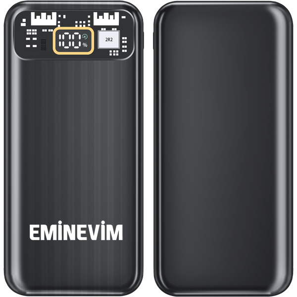 PARTEKNO-6712.jpeg PT-7612 LED GÖSTERGELİ Powerbank 10.000 mAh - Görsel 1
