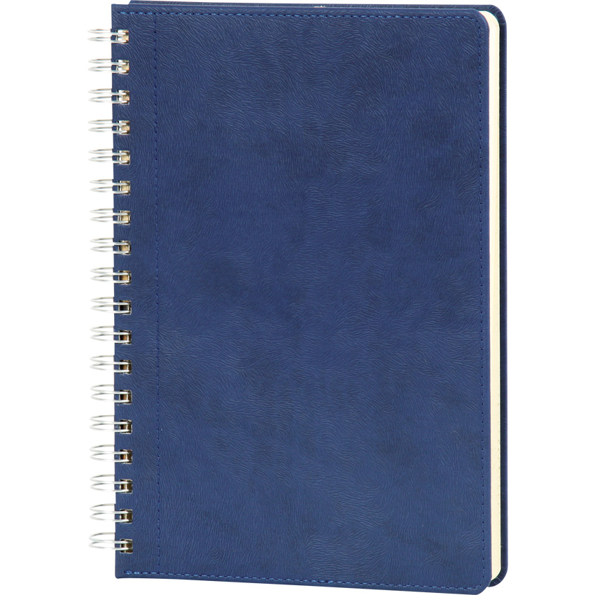 PT-151-lacivert.jpg PT-151 Spiralli Tarihsiz KARELİ Defter 20x28 cm - Görsel 1