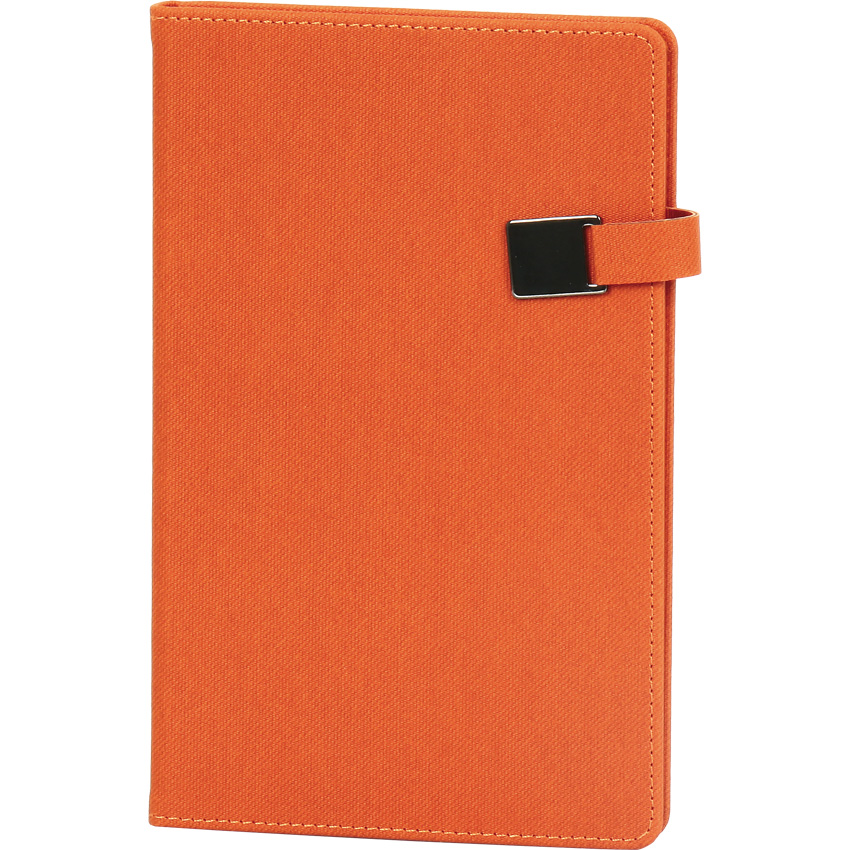 PT-160-turuncu.jpg PT-160 Tarihsiz Defter Metal Tokalı - Görsel 1