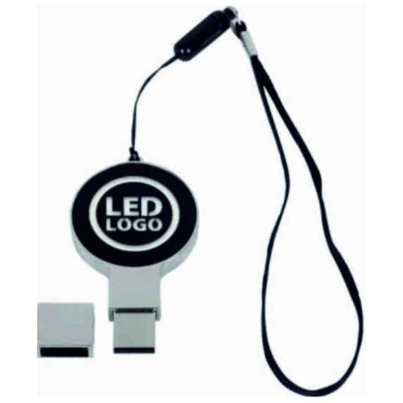 PT-3354-1.jpg PT-3354 Rubber Işıklı Kazımalı Usb Bellek - Görsel 1