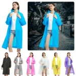 PT-4589 Eva Şapkalı Çıt Çıtlı Yağmurluk - Görsel 6