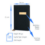PT-8882 Defter 14 x 21 cm ( Yeni ) - Görsel 4